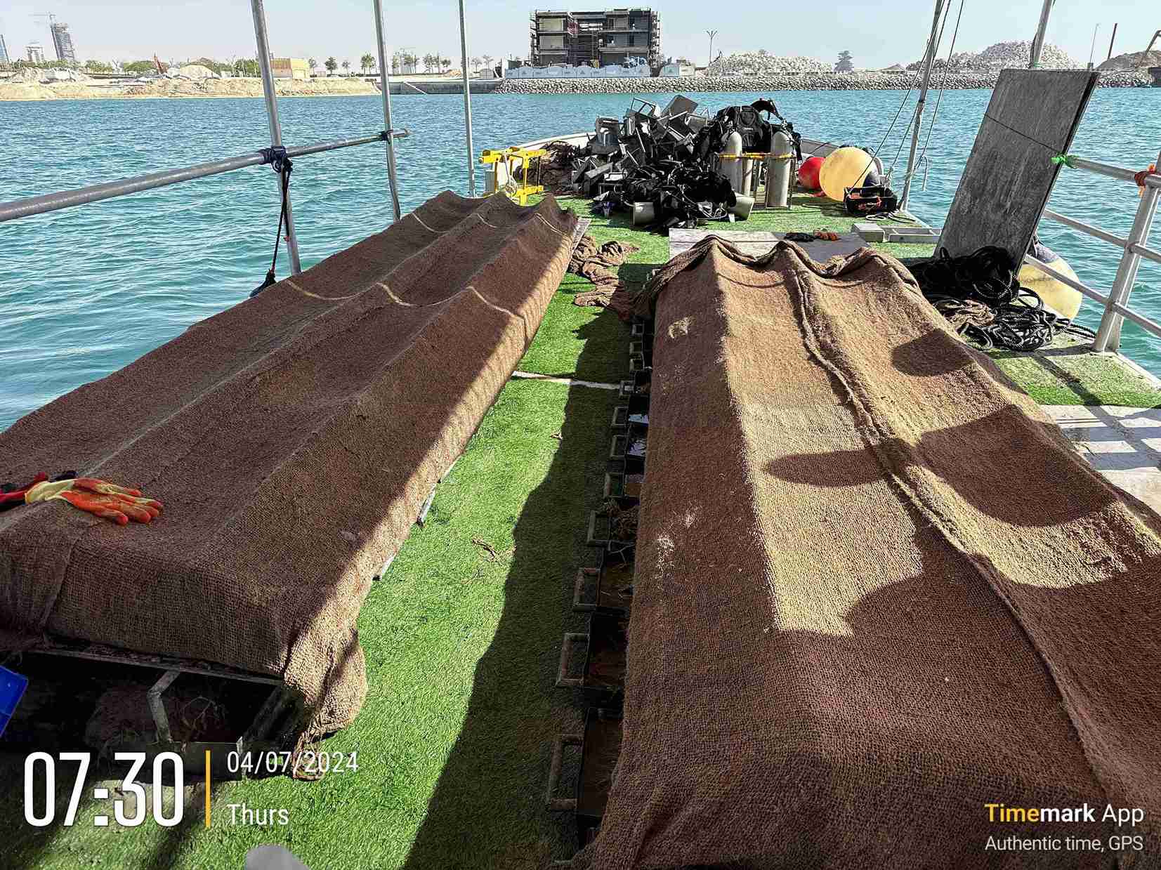 Implementation/Re-location of Seagrass – Qetaifan Islands South