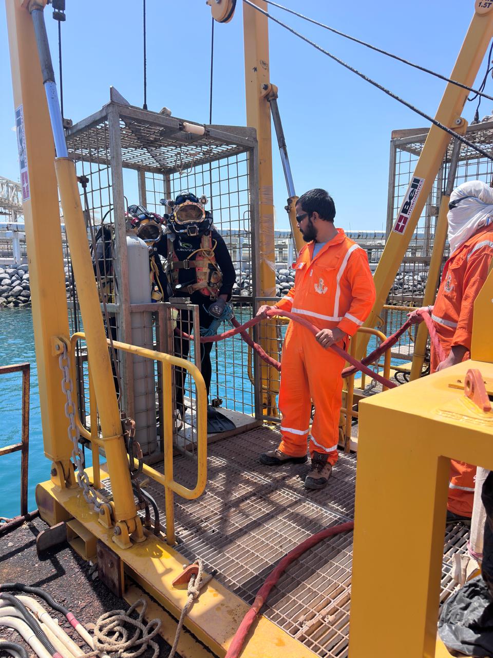Provide of QE/IMCA Standard Diving Team and Equipment at RLIC