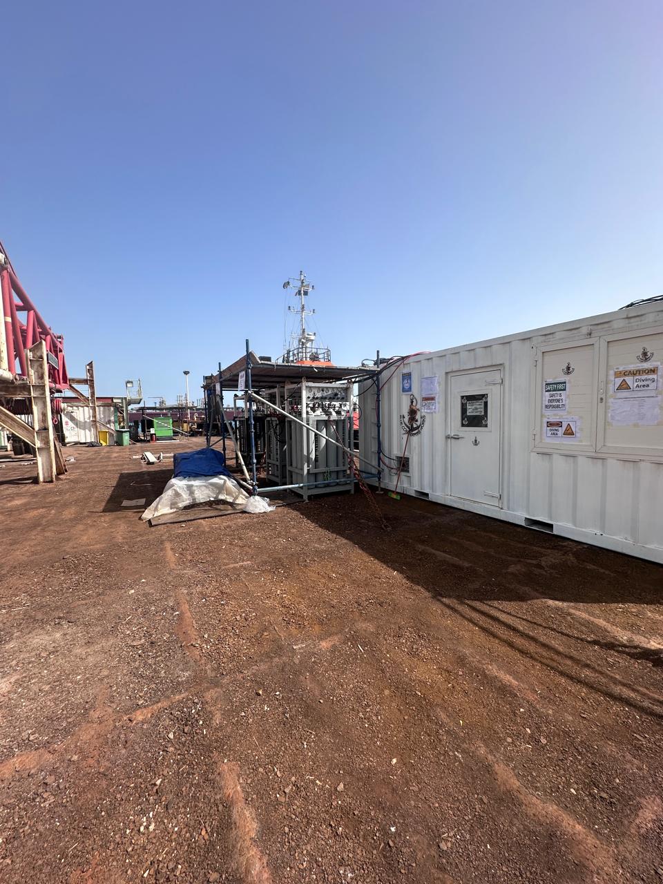 Provide of QE/IMCA Standard Diving Team and Equipment at RLIC